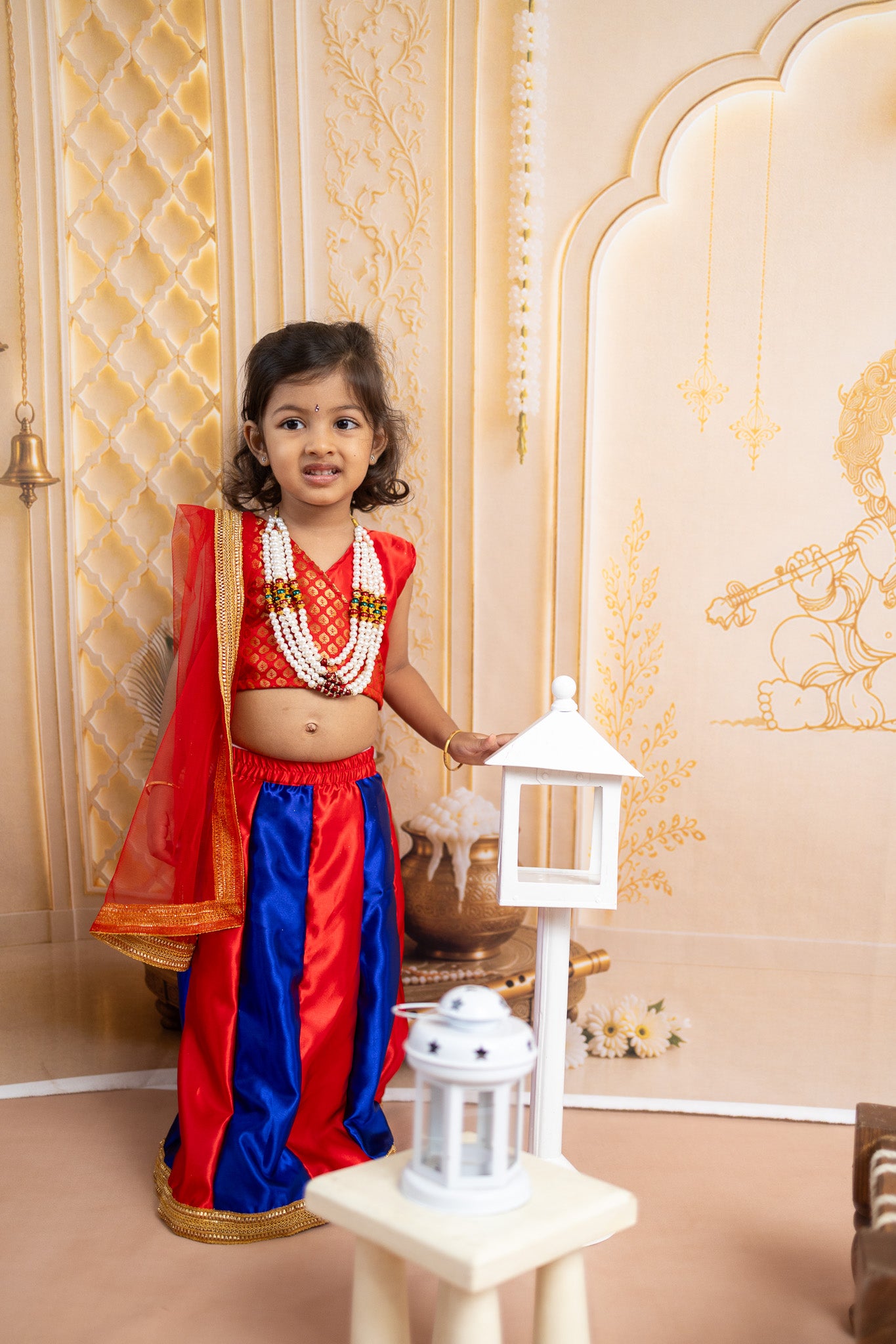 Radha Outfit - Red