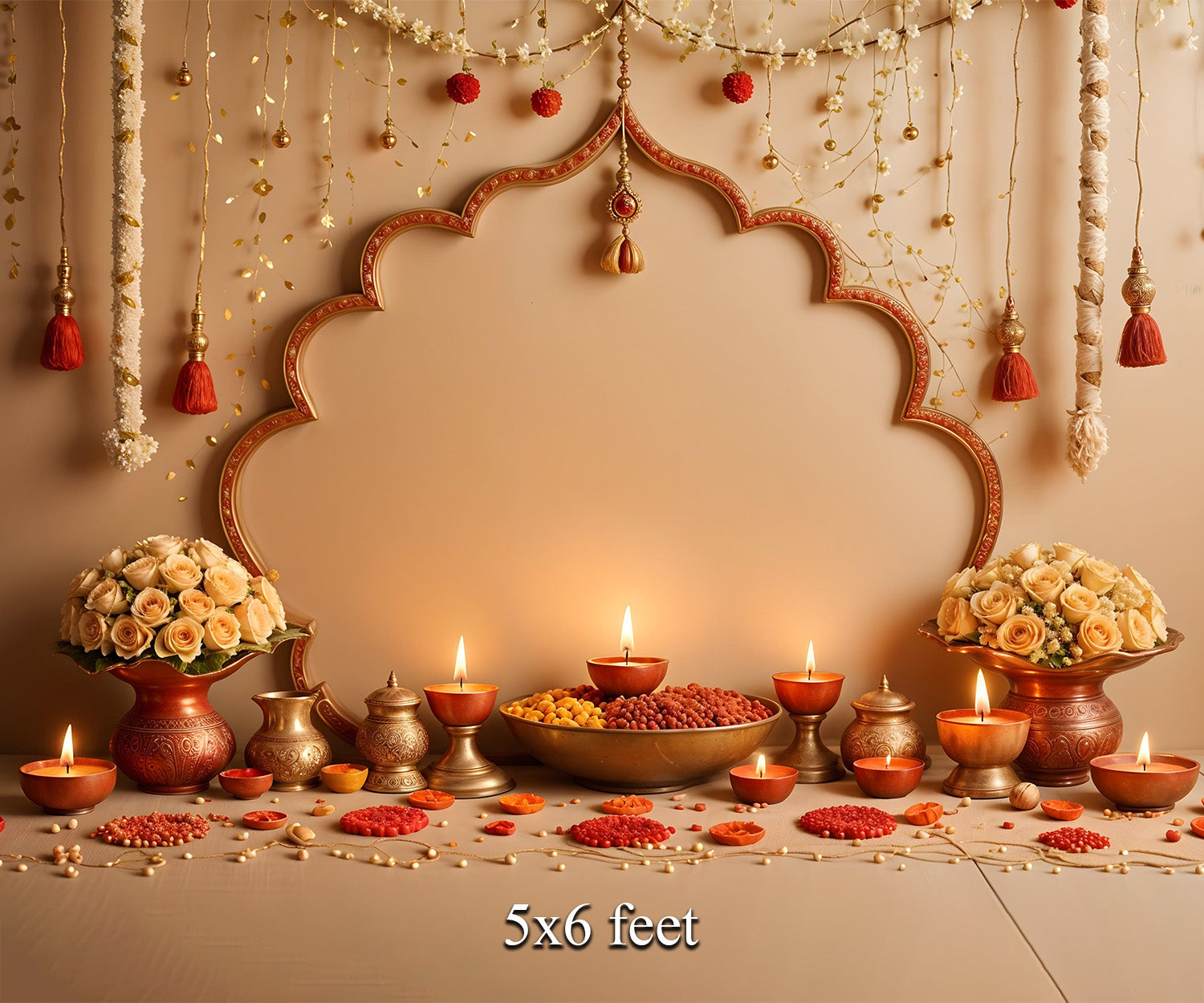 Beige Diwali