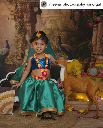 Radha Outfit - Green