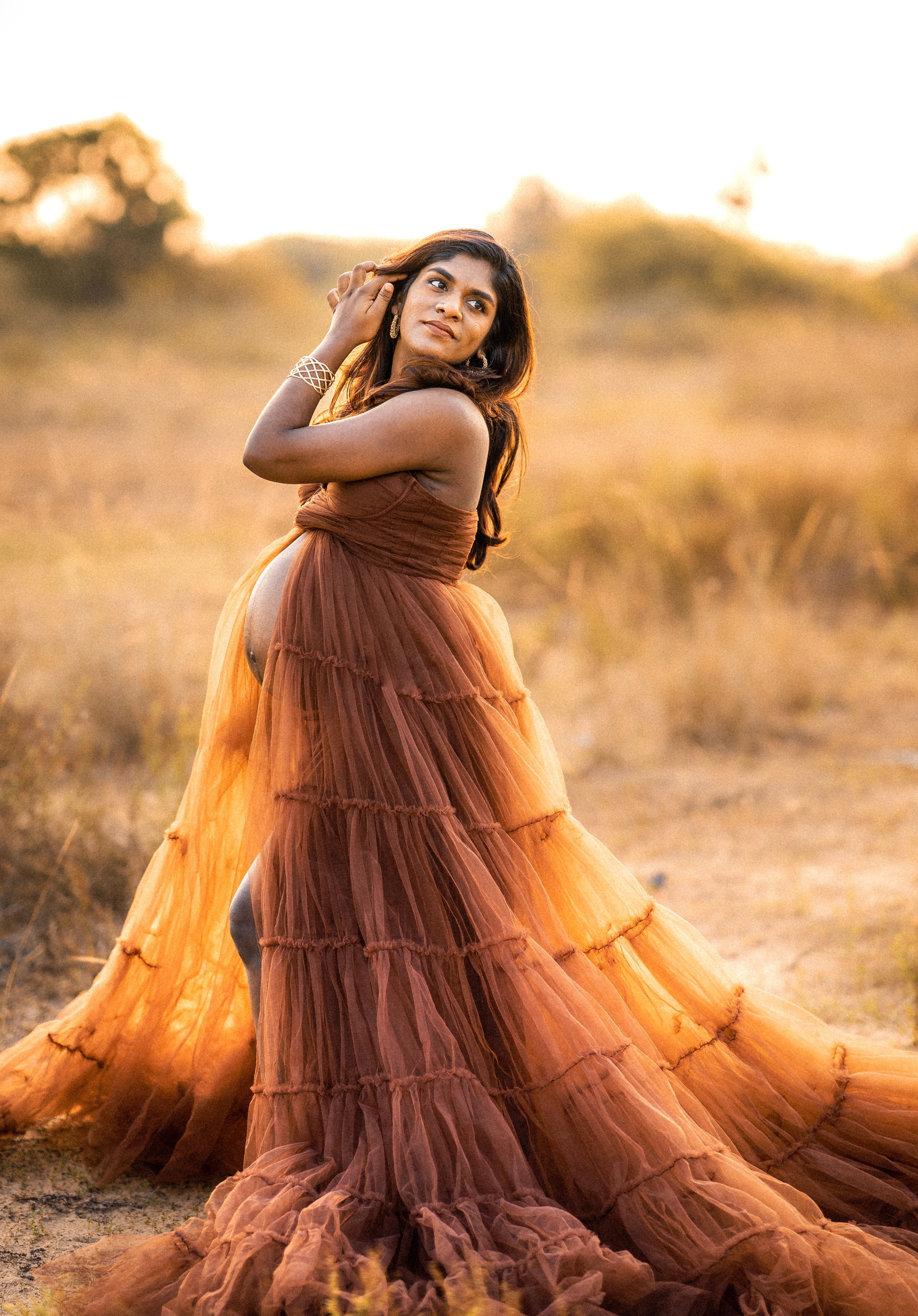 Rhode Gown- Brown