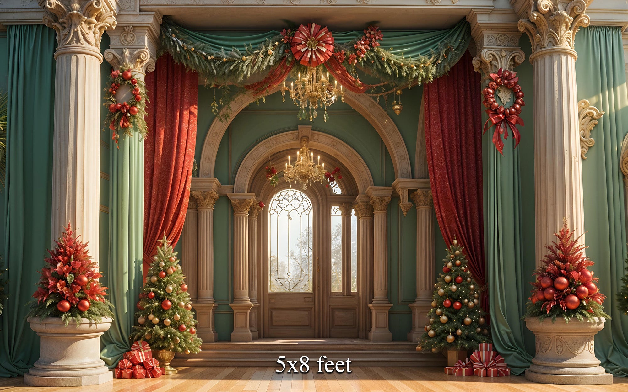 RTS Christmas Palace 5X8 Ft. Fabric