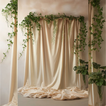 Beige Drapes