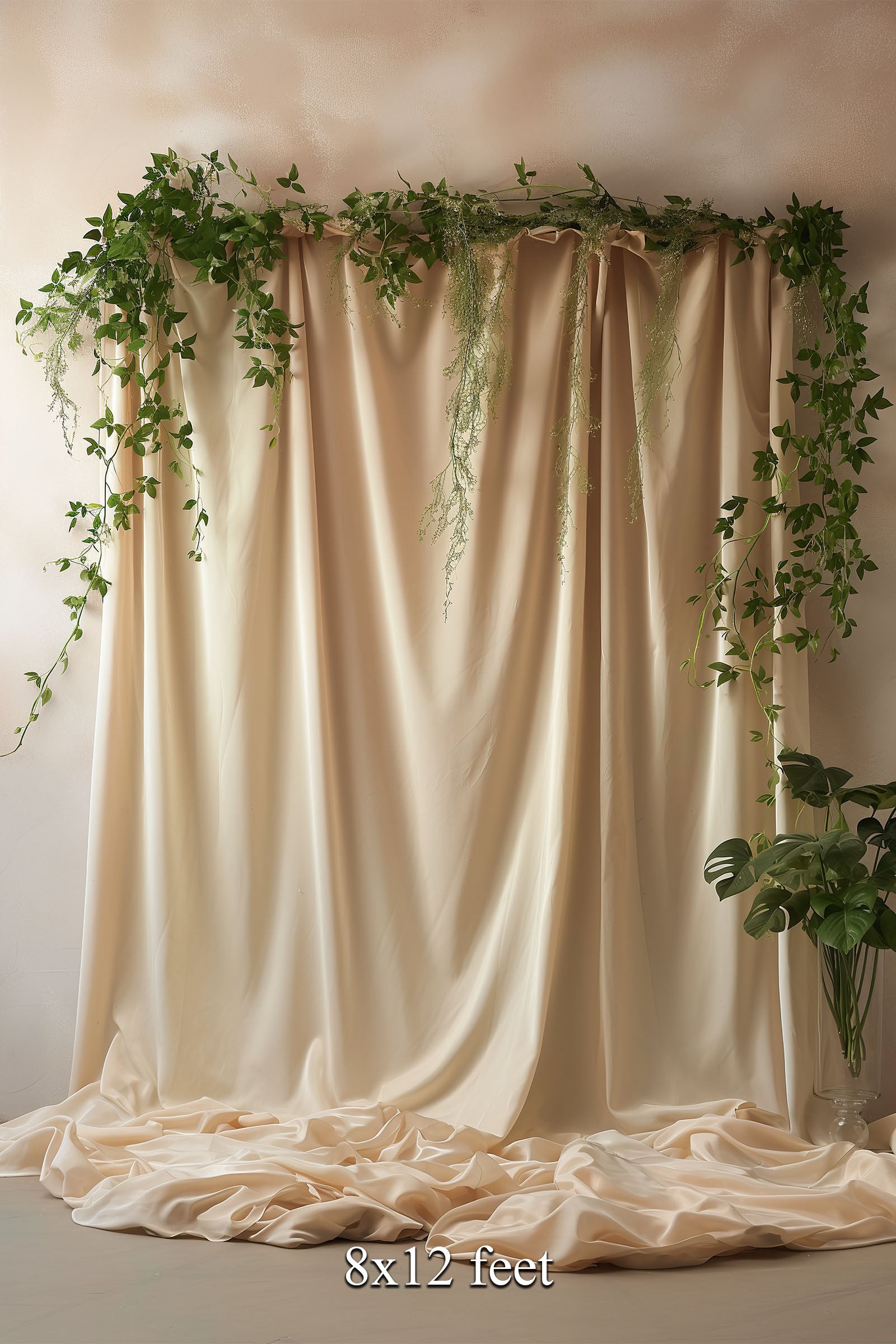 Beige Drapes