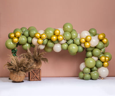 Boho Green 5X8 ft. Fabric