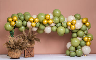Boho green 5X6 ft. Fabric