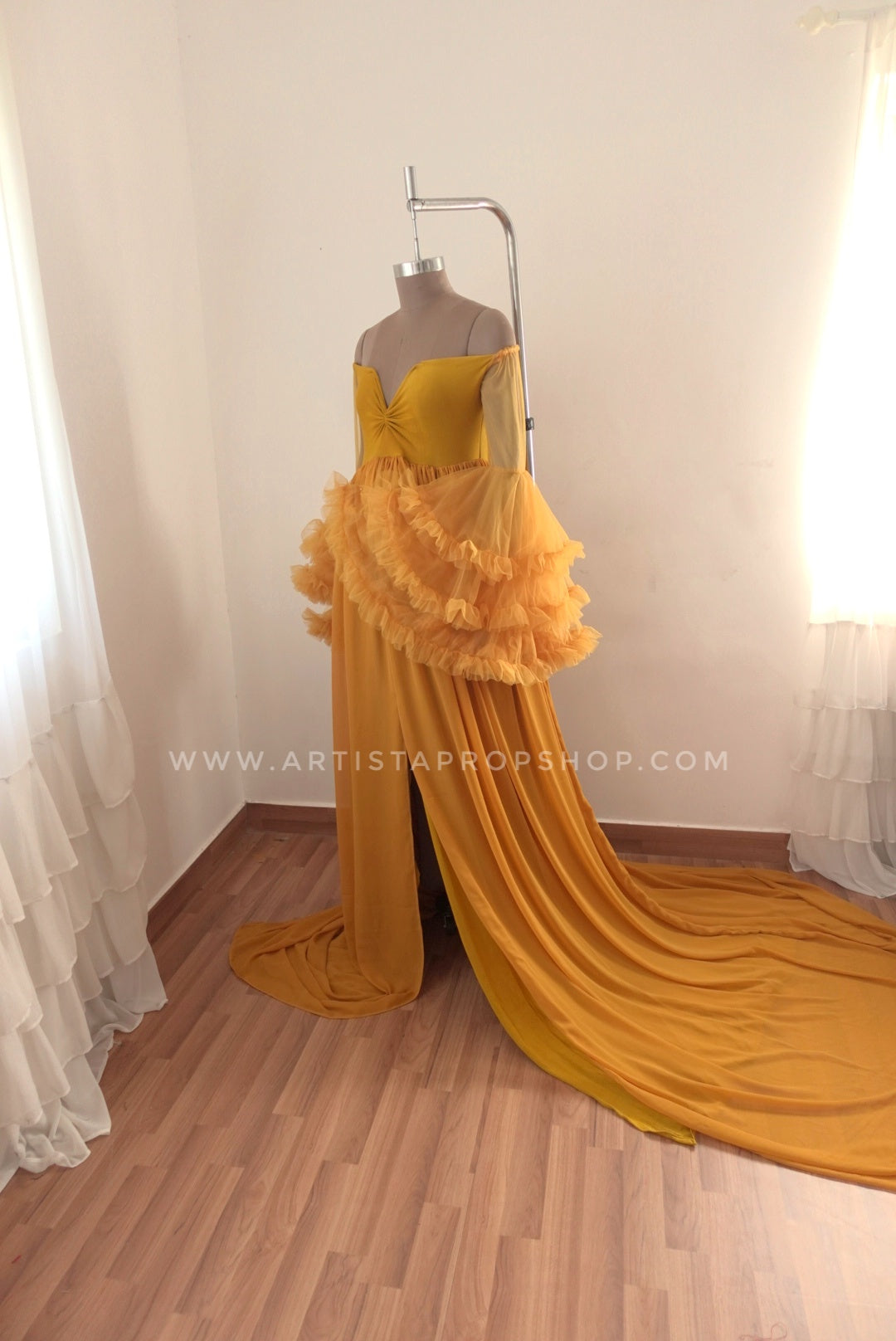 RTS Mustard Marcia gown L- XL