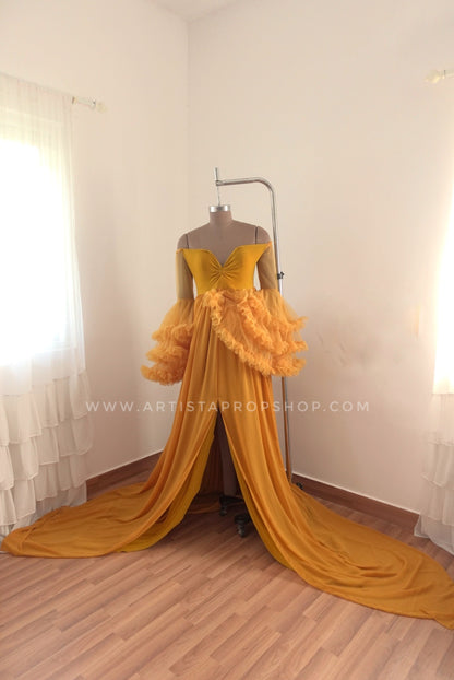 RTS Mustard Marcia gown L- XL