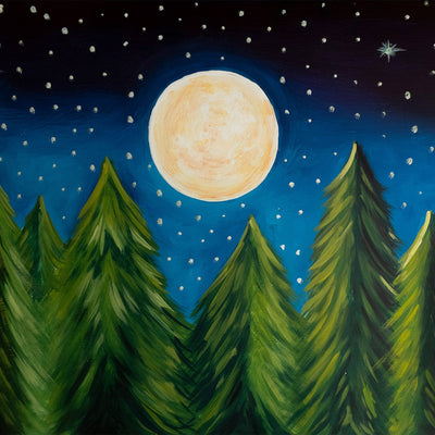 December night 5x6 ft- Fabric (BKC045)