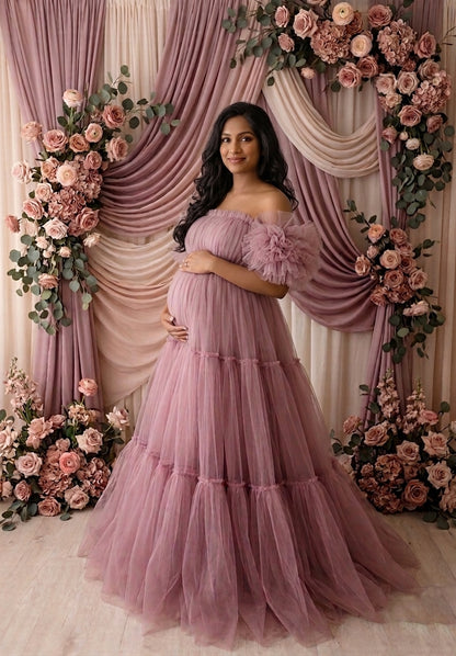 Ella gown - Dusty Purple