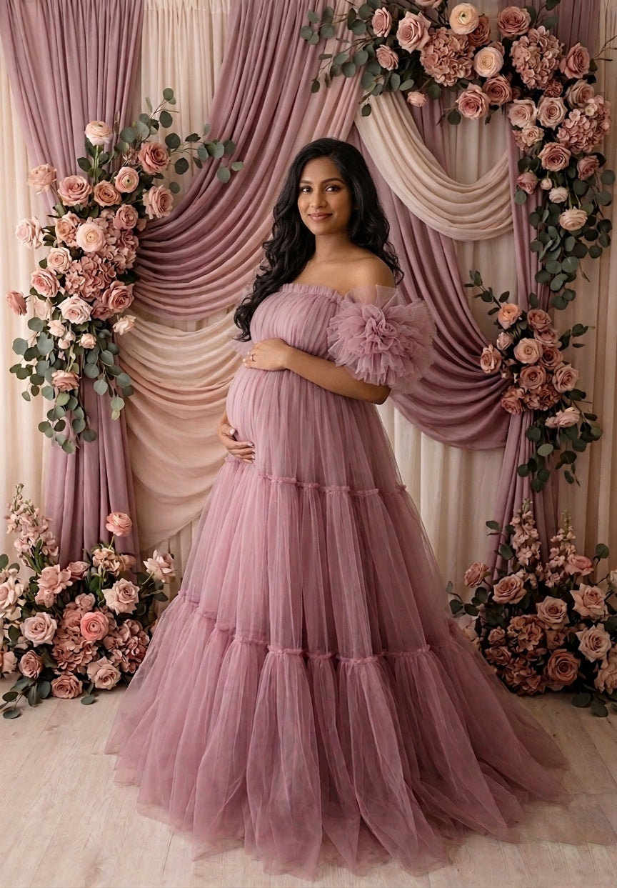 Ella gown - Dusty Purple