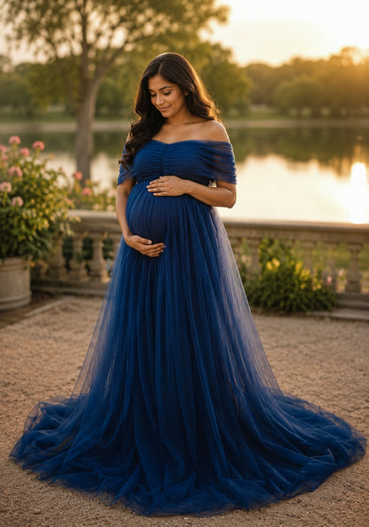 Valencia gown - Blue
