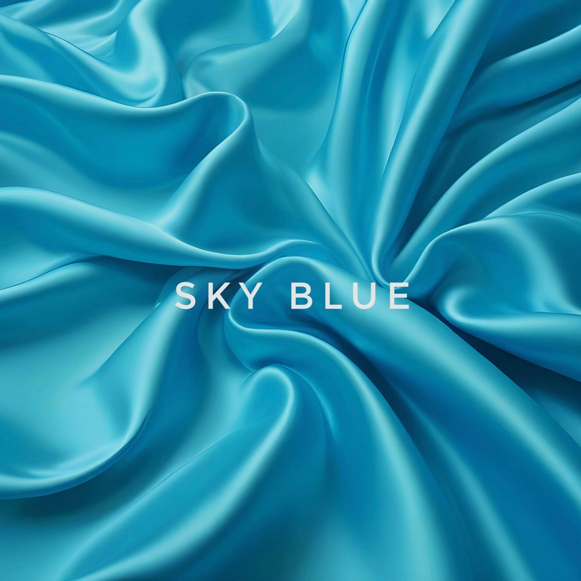 Sky Blue Satin