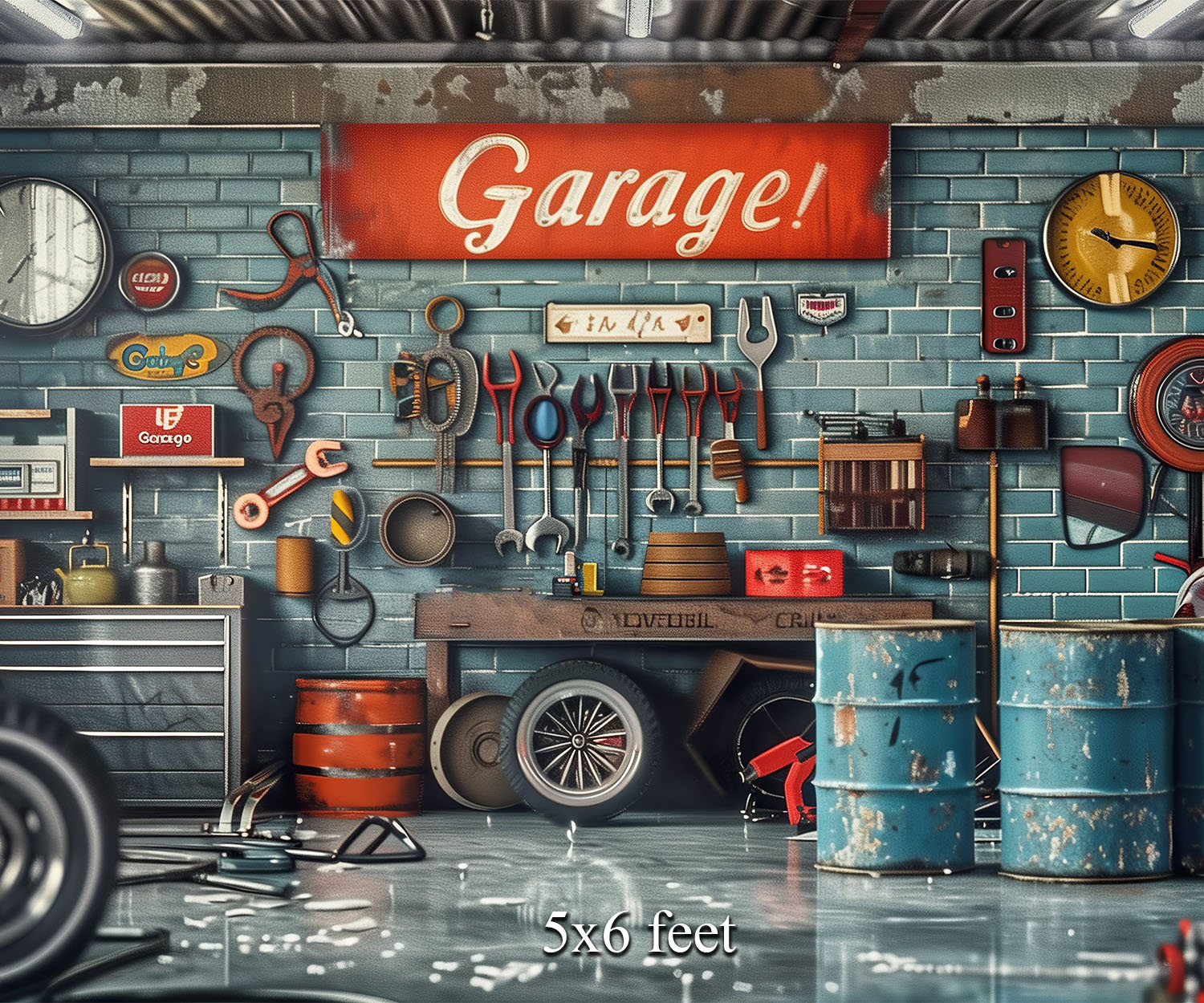 RTS Garage 5X6 Ft. Fabric
