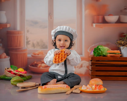 Chef outfit- Grey