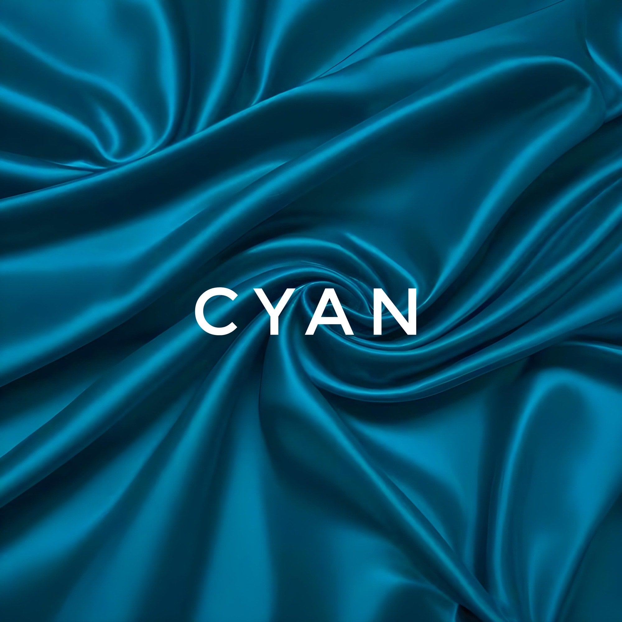 Cyan Satin