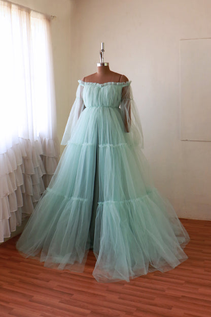 Treeza gown - Ice Blue