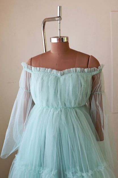 Treeza gown - Ice Blue