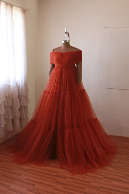 Rts Welsa gown - Rust L-XL