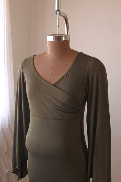 Hencia Gown - Olive