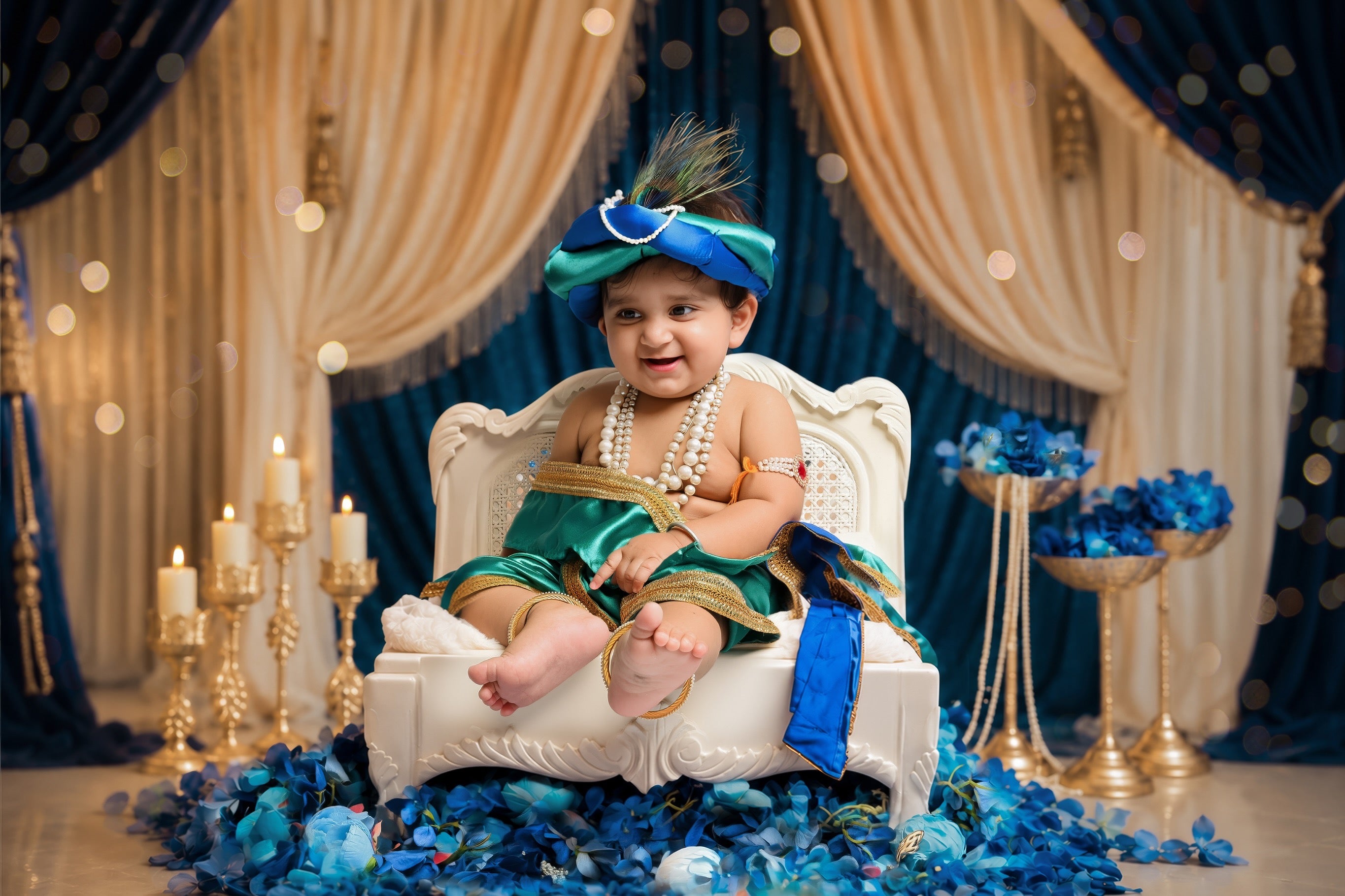 Krishna Outfit - Green