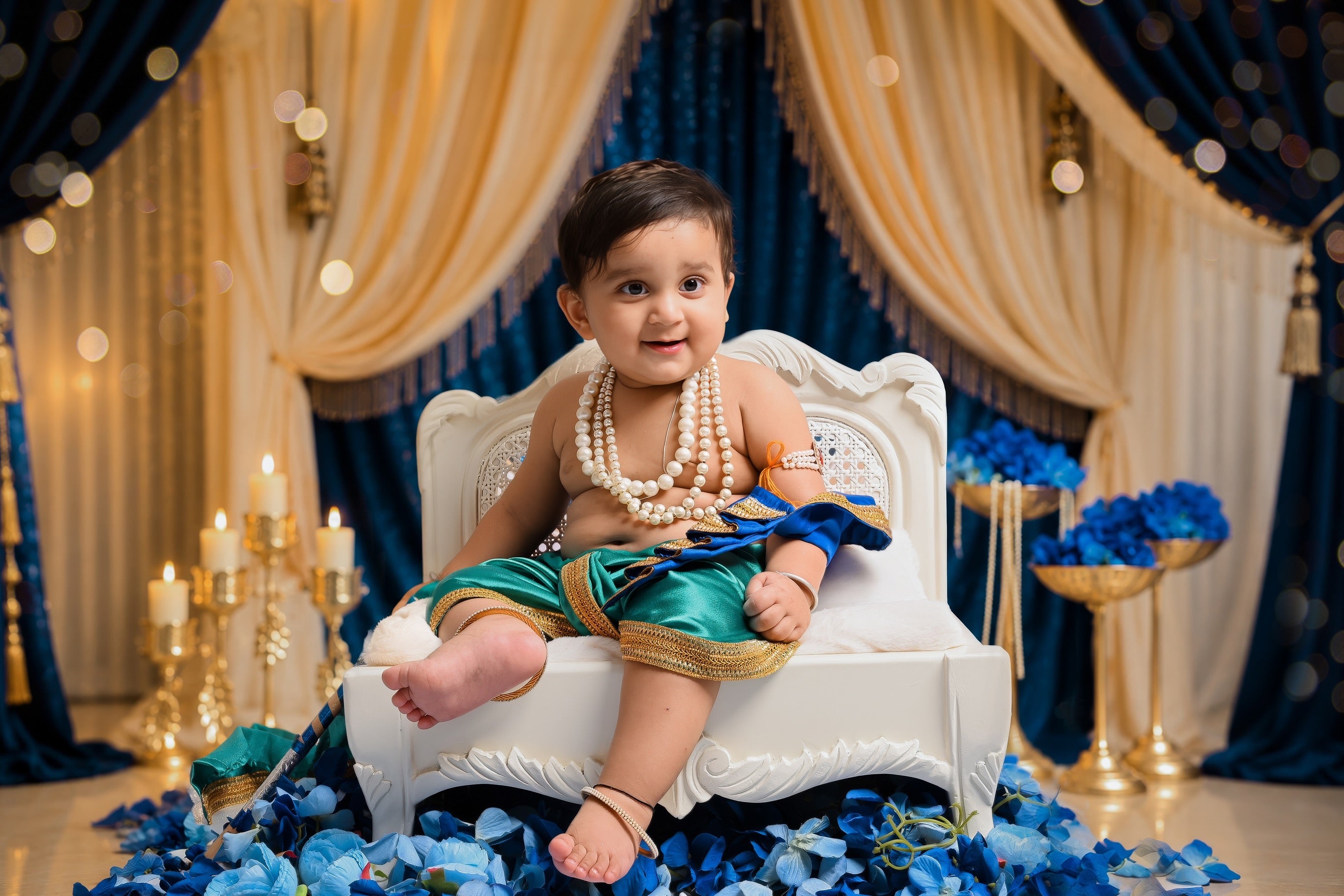 Krishna Outfit - Green