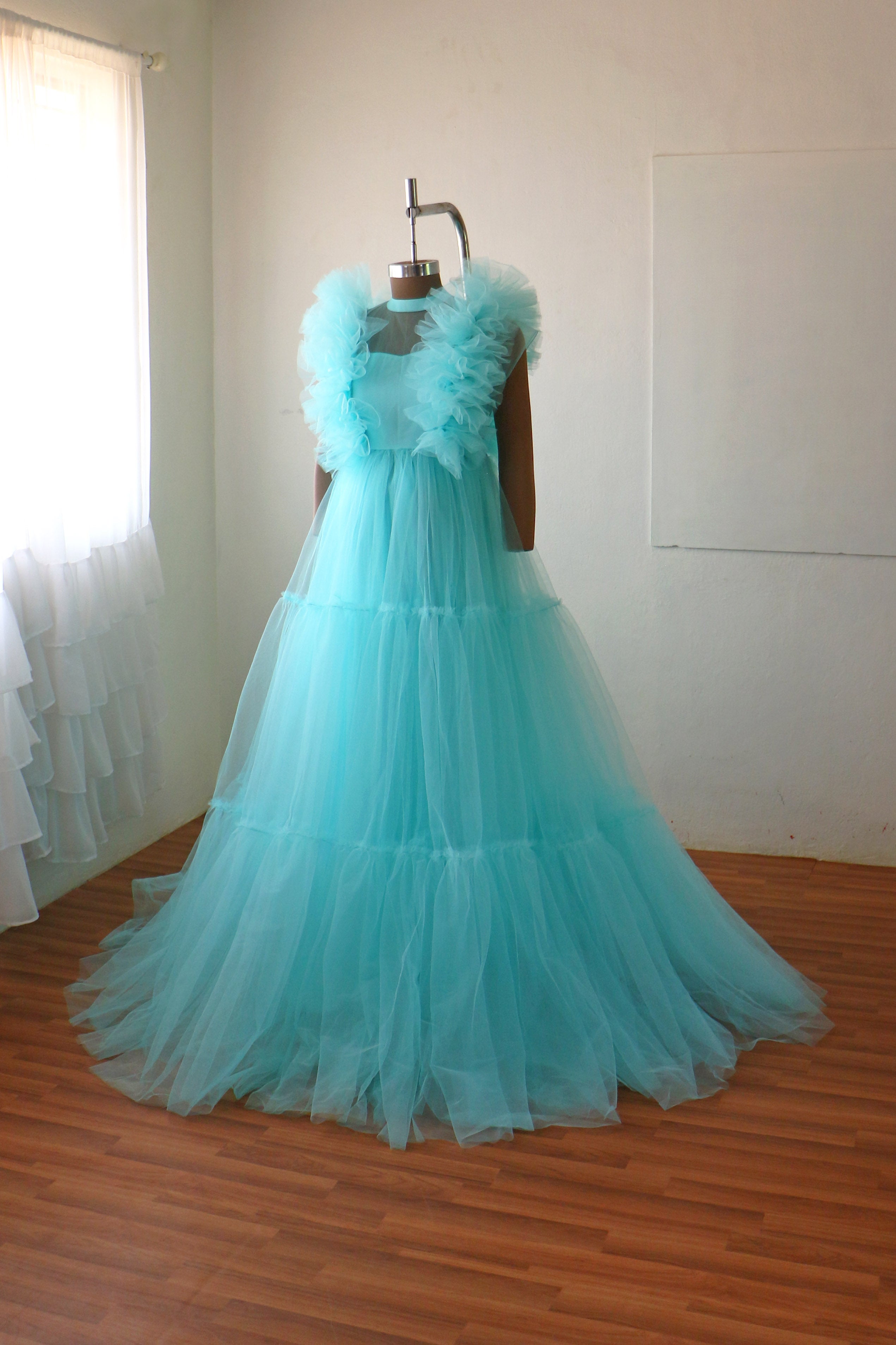 Evangeline Gown - Sky Blue