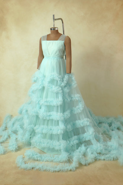 Wella gown - Sky blue