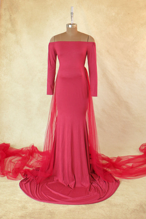 Beetroot Body Con Gown