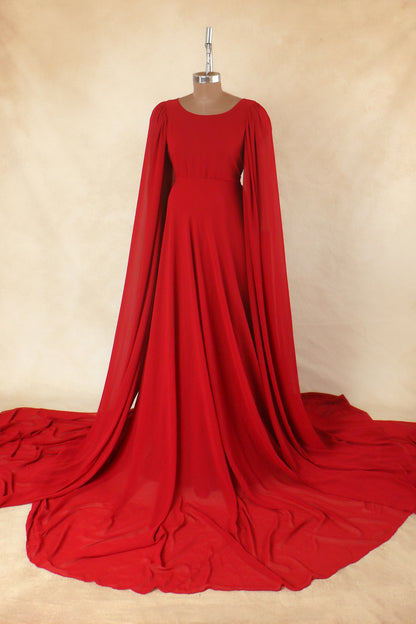 Trivia Gown - Burgundy