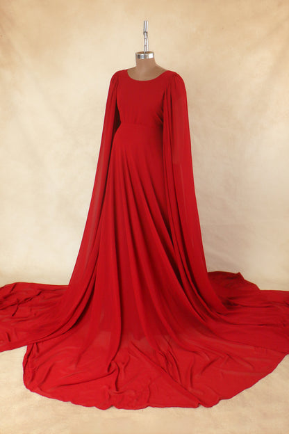 Trivia Gown - Burgundy