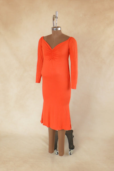 RTS Greta Gown- Orange L-XL