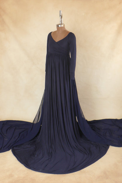 Aurelia Gown- Navy Blue