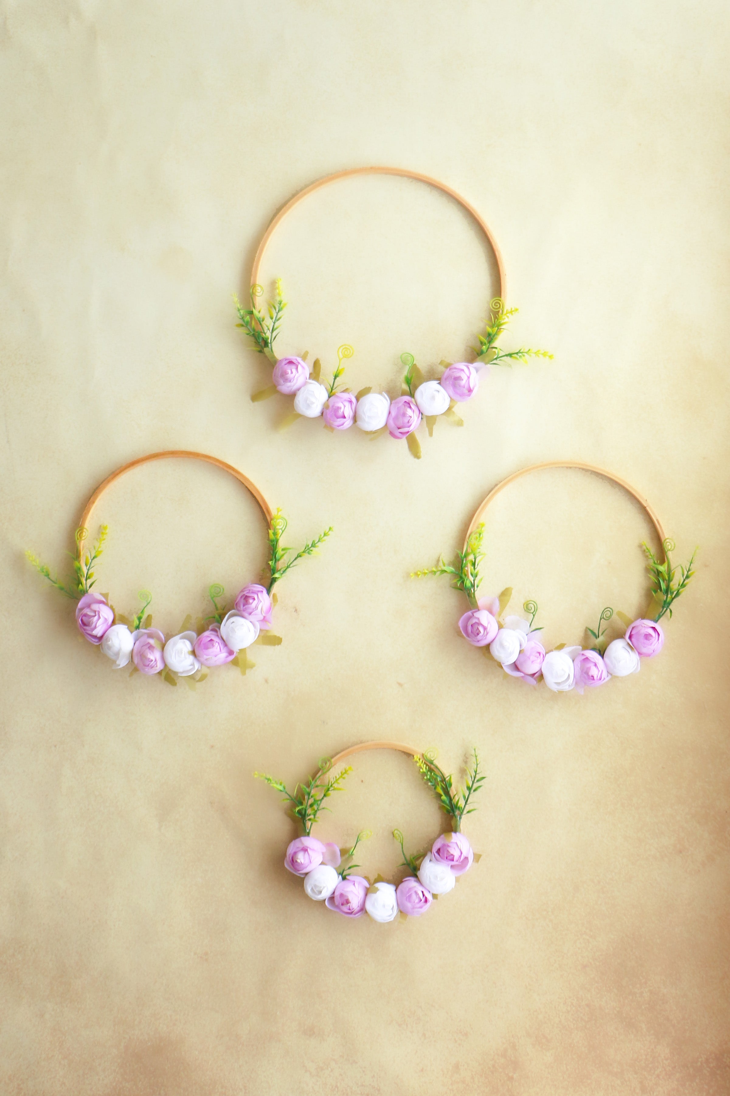 Lisa Floral Hoops