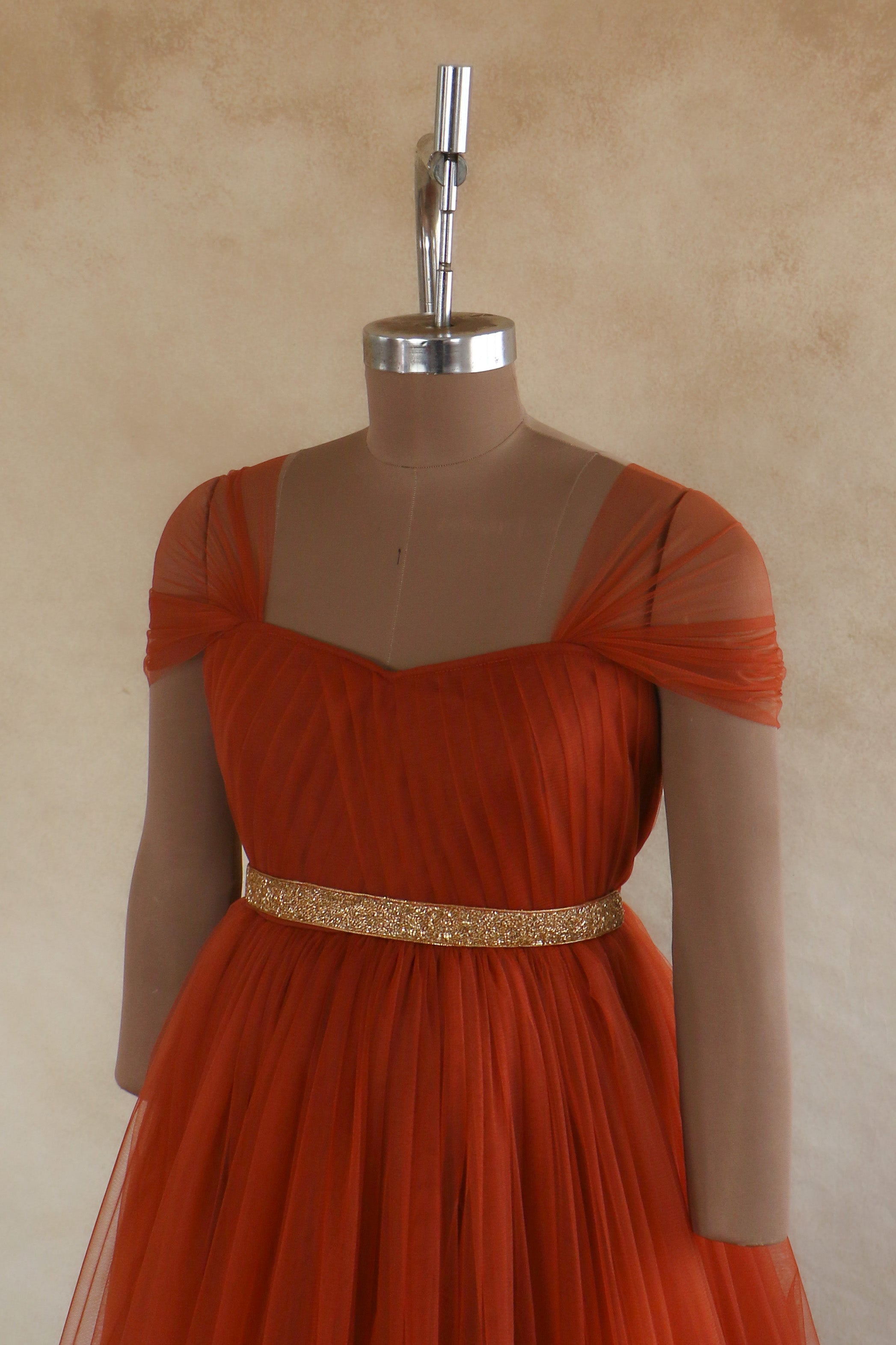 RTS Diana gown - Rust L - XL