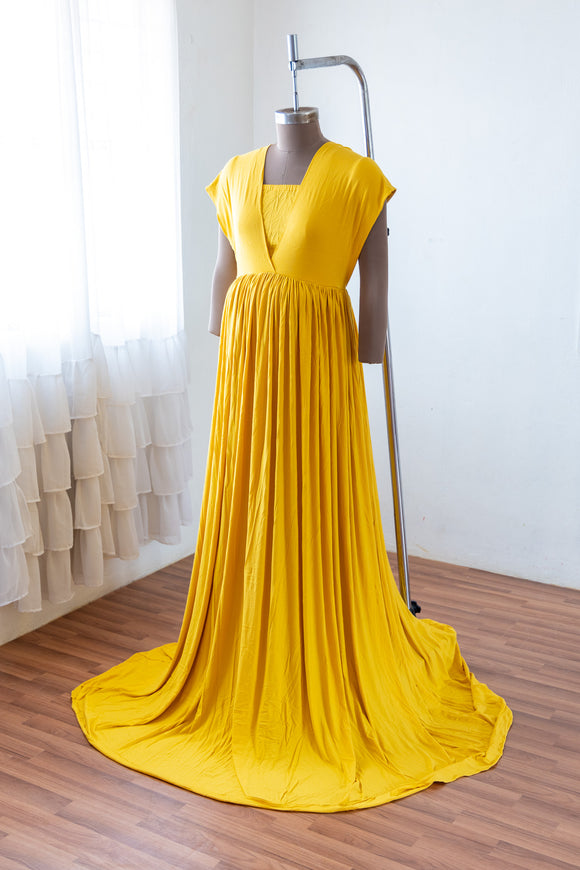 Convertible gown- Mustard Yellow