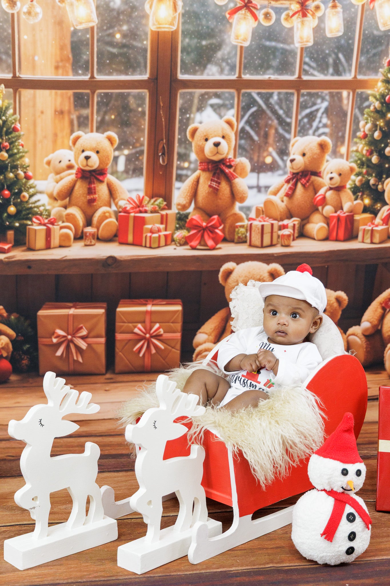 1st Christmas Romper