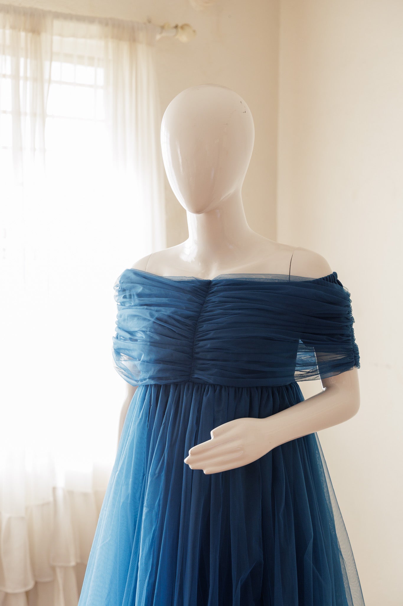 Valencia gown - Teal Blue