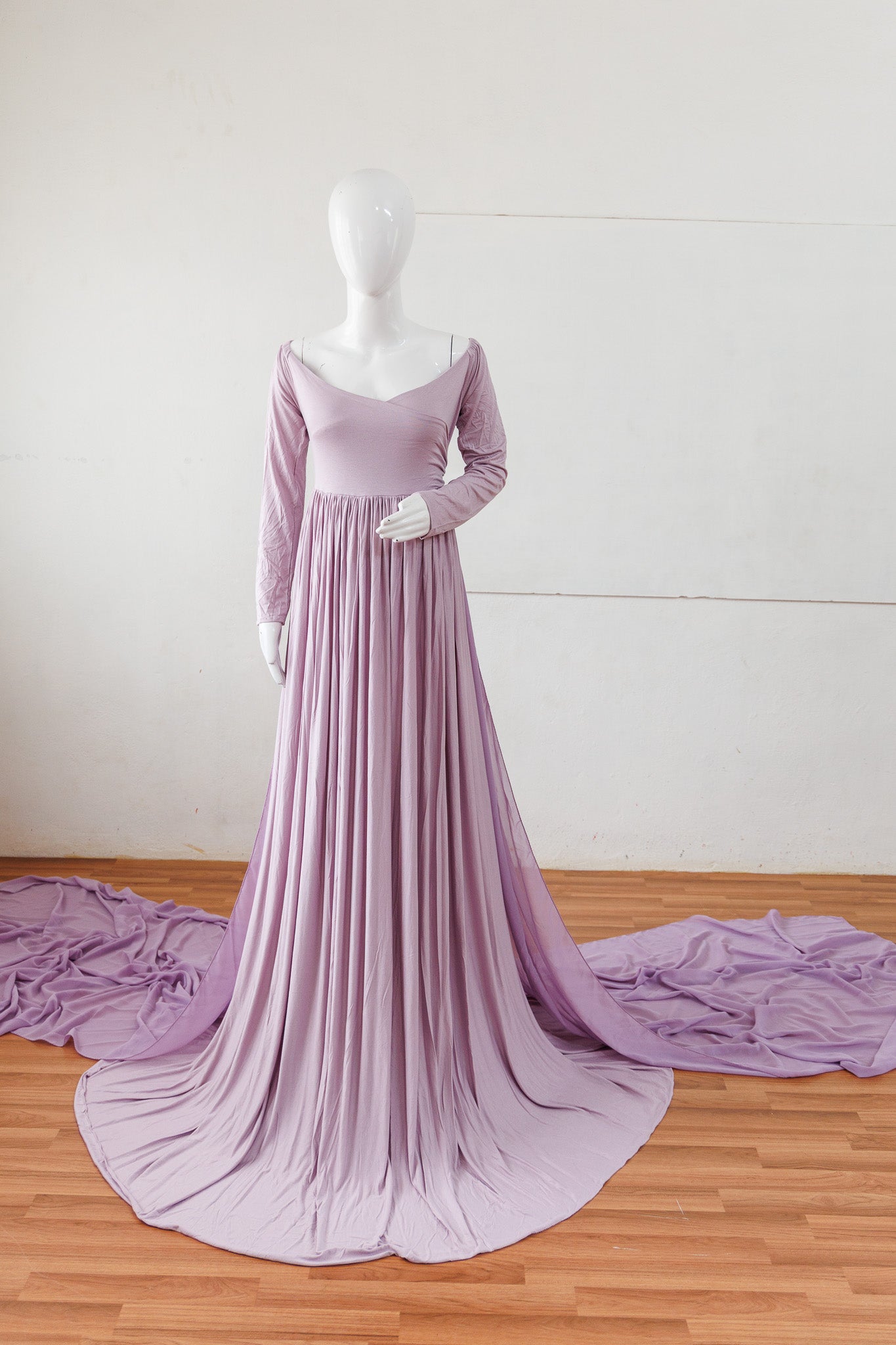 RTS Aurelia Gown- Lavender With Veil XXL