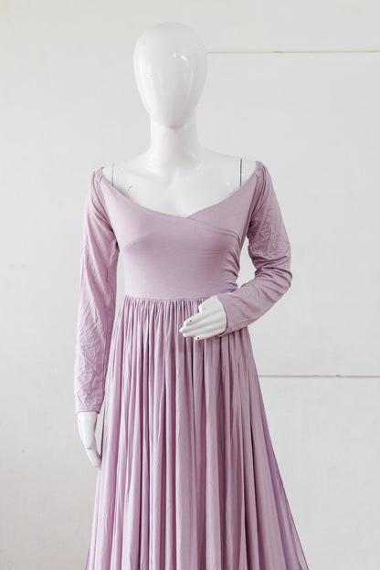 RTS Aurelia Gown- Lavender With Veil XXL