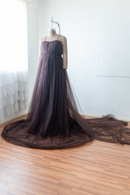 RTS Daisy gown - Brown L-XL