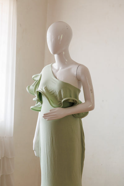 Marceena gown - Pista Green