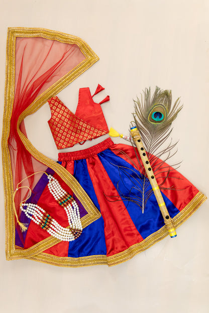 Radha Outfit - Red