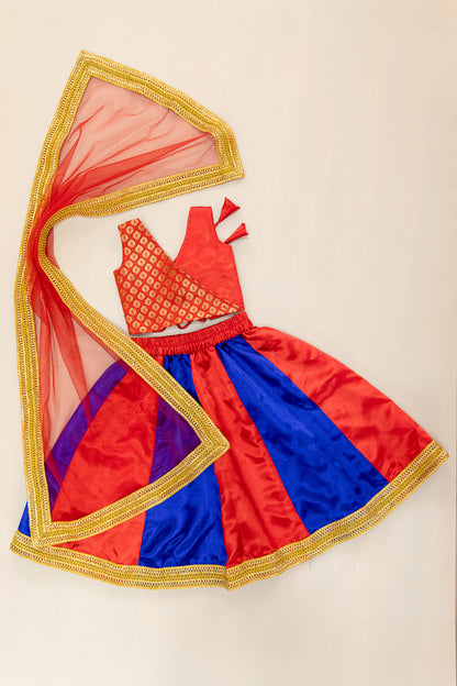 Radha Outfit - Red