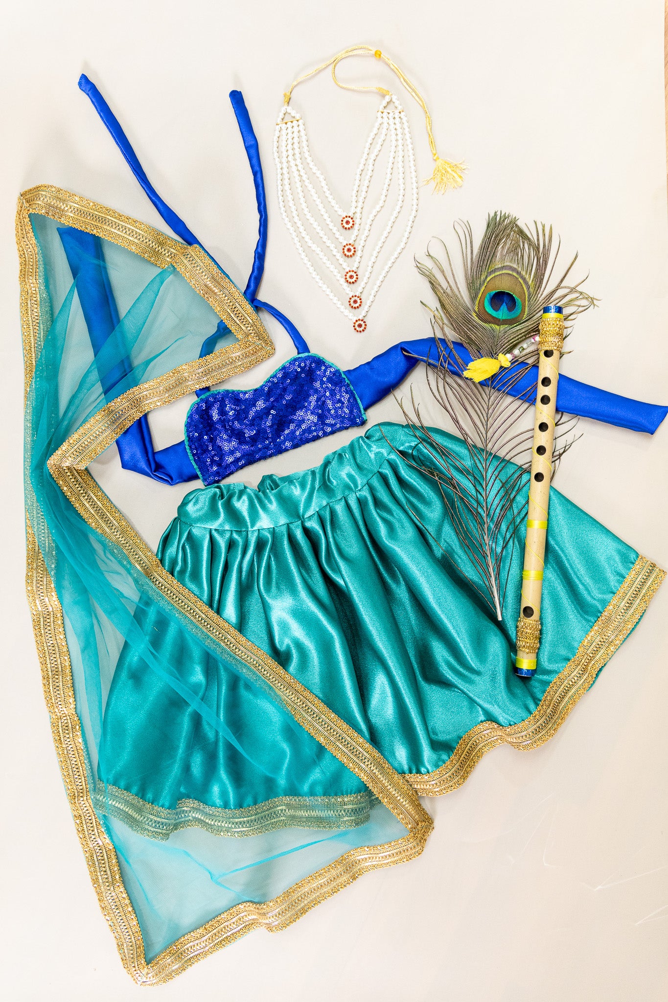 Radha Outfit - Green