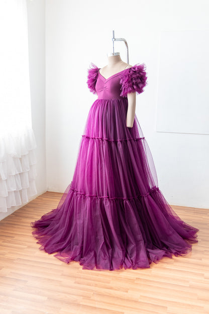 RTS Magella gown - Wine L-XL