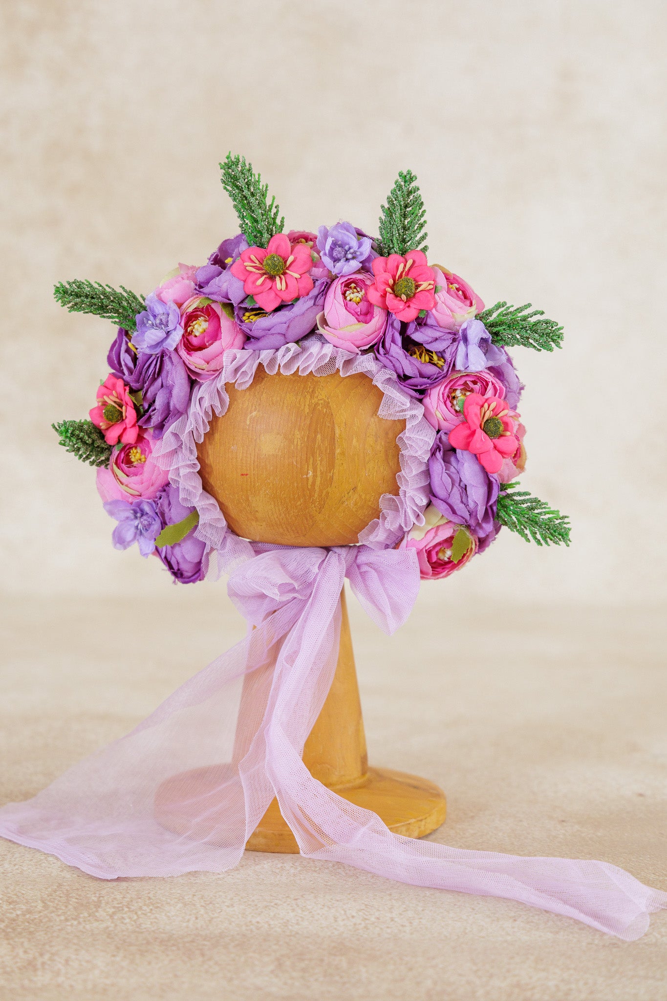 Clarie Floral Bonnet