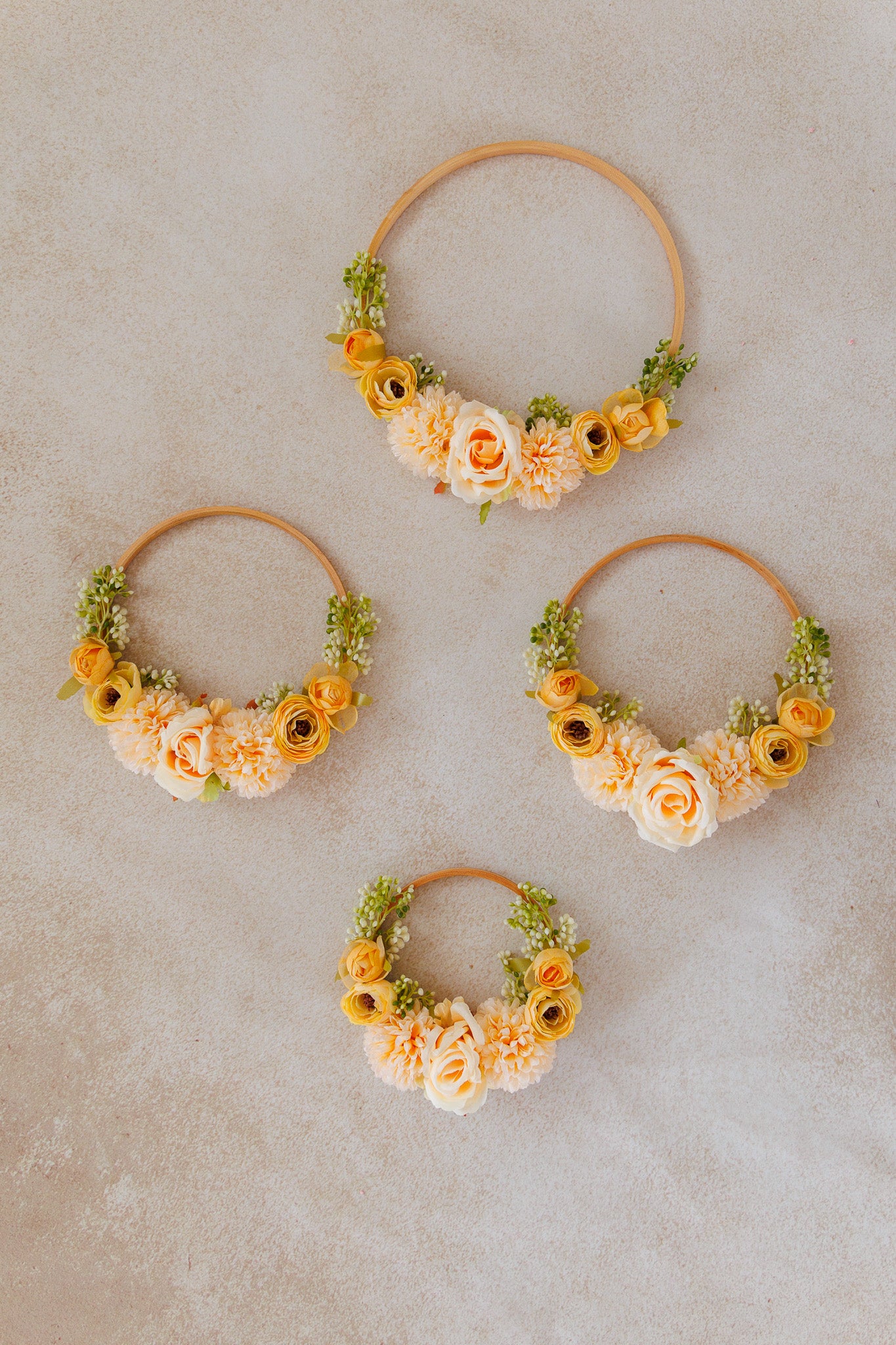 Sherlin Floral Hoops