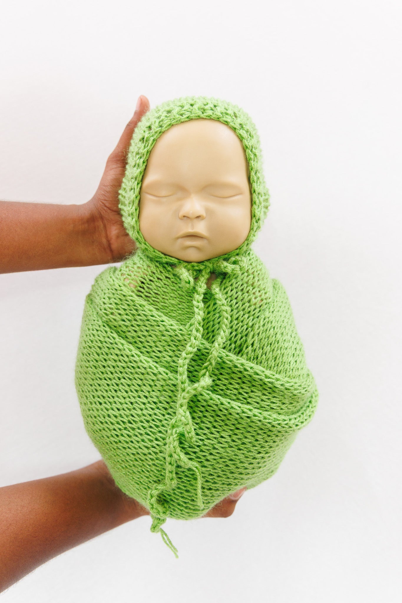 Knitted Wrap - Green