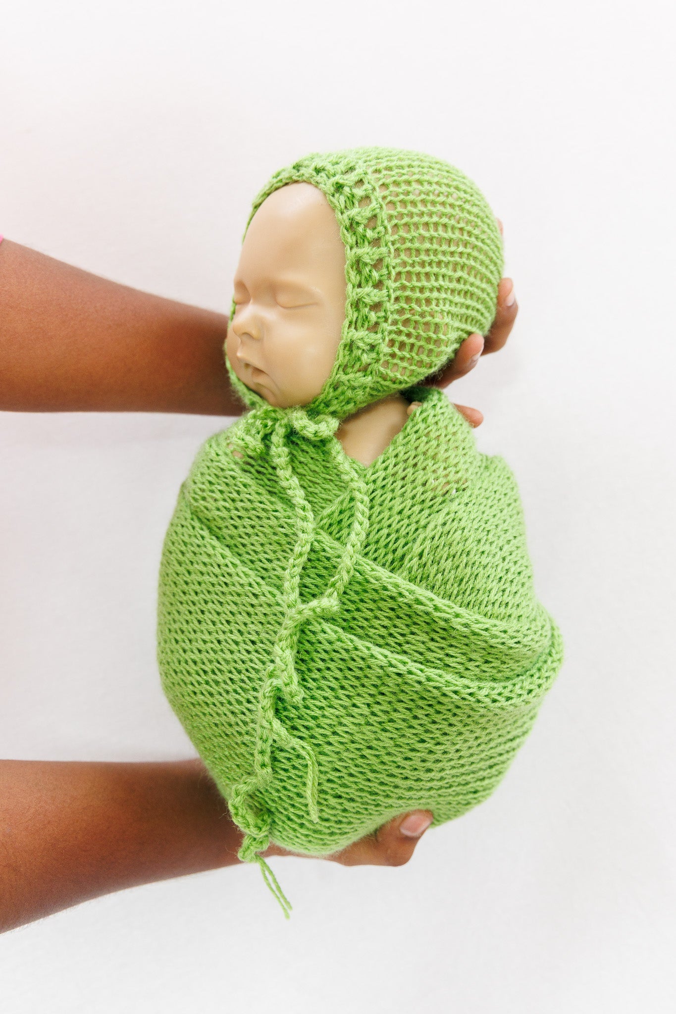 Knitted Wrap - Green