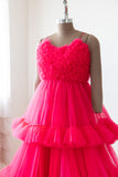 Linsha gown - Magenta Pink